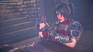 Taki taking bbc soul calibur