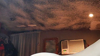Masturbation with a pillow
