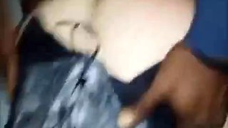 Brunette milf gets banged by 2 black dicks: Blowjob, Amateur  Babe Porn