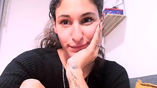 Amateur Bikini Babe in Blue is POV Blowjob Slut