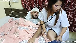 Indian hot nurse emotional sex clip