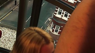 Kaia and Cindy Get Their Shaved Pussies Fucked and Take Turns Moaning on His Cock