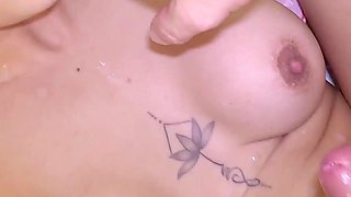 Slutty Latina Nurse Alice Thunder Helps Her Patient with Big Cock to Cum