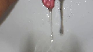 Compilation! Close-up Pissing in Different Panties with Pads! POV!