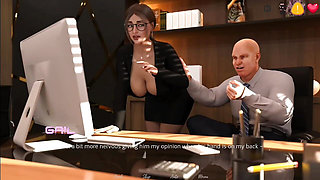 Office boss licking step sister pussy