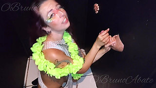 I Gave My Dick to the Married Slut to Suck in the Gloryhole, I Came Hot in Her Mouth