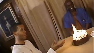 Naughty slut rides monster black dick