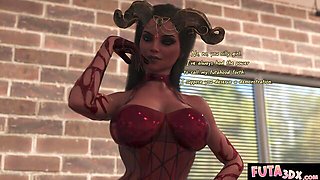 Futa3DX featuring escort's blonde sex