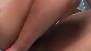 Ebony Teen Riding a Dick