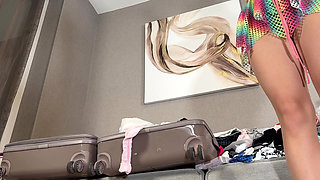 Incredibly Beautiful and Hot All Natural Big Tits Big Ass Blonde College Girl Comes for a Fashion Try on Turns a Porn Casting