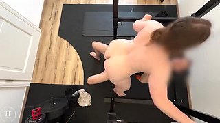 German Teen Can't Pay Gym Fee So She Sucks Big Cock For Training - Amateur Couple Homemade