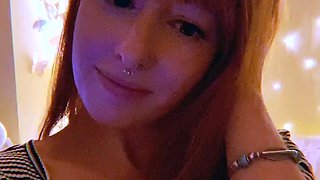 Great Big Boobs On Masturbating Redhead
