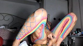 Ex wifey blonde homemade solo masturbation fun