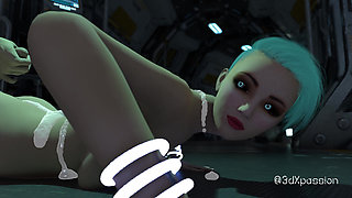 Nexus-3 Kryon Backdoor. Best sex with female android in sci-fi corridor