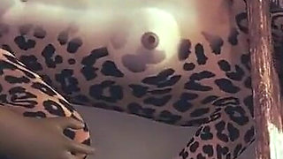 Furry Hentai - Fox and Leopard Fucking in Train - Japanese Asian Manga Anime Film Game Porn