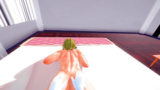 The Naughty Nurse Iris Rimjobs Her Man Until an Explosive Finish