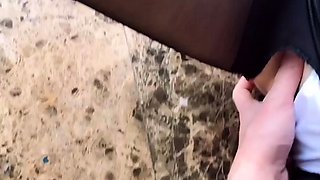 Anal fingered girlfriend amateur fucked in this pov video