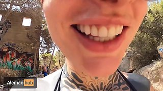 Amazing Sex On A Paradisiac Beach At Ibiza, With Cum Walk In Public! Alemaohub