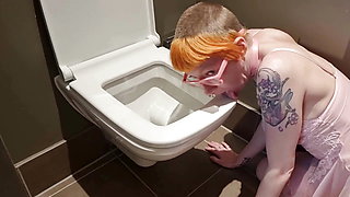 Daddy's Toilet Licking Punishment Humiliation