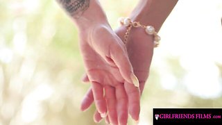 Watch femme fatale Hazel Paige and Jena LaRose's action