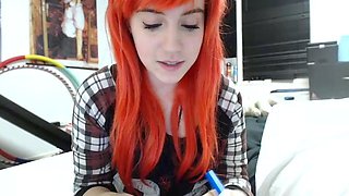 Amateur redhead Russian teen