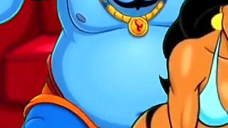 Princess Jasmine, Aladdin's Cuckolded Wife. Cartoon Parody