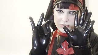 The Silent Seduction of the Latex Nun