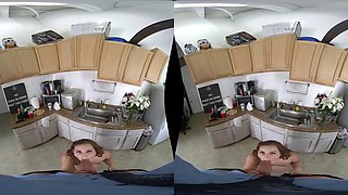 Boss time ft. Danni Rivers: Blowjob, Hardcore  Brunette VR Porn