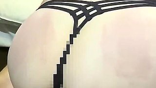 Japanese Sub Wife Throat Fucked While Riding a Dildo (back Angle)