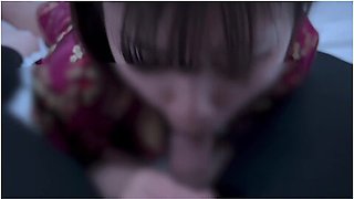 Intense Blowjob In A Chinese Dress