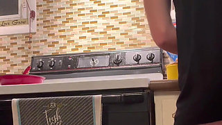 Here Is Part One of a Sexy Booty Tease Video of Me Cooking Some Chewy Treats