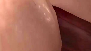 Big black man bangs a sexy girl with big tits in prison