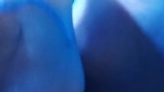 Blue Pantyhose Tease and Jerk off Instructions.