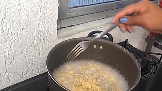 Feeding My Slave Piss Seasoned Noodles