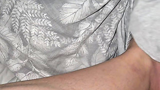 Step son enter into step mim room and mske her handjob his dick