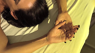 Gentle Cuckold Took Wife to Have a Tantric Massage with Black Gifted Part 4