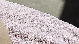 Inserting a Small Cup Into the Wet Pussy