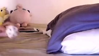 Big boobs milf masturbates with her dildo