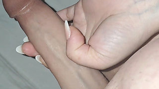 Step mom handjob 9 inch of best step son dick
