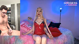 Public verbal humiliation SPH dick with your busty Italian blonde mistress