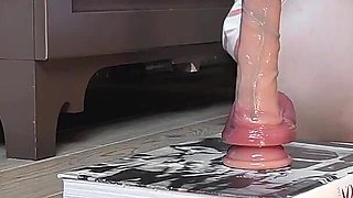 Shaved Pussy Sensual Dildo Ride Till Orgasm