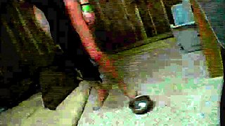 Pissing college whore