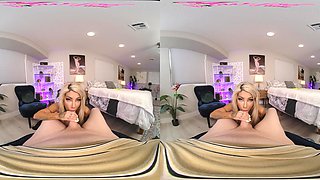 Blonde MILF in Wild Virtual Big-Titted Erotic Passion