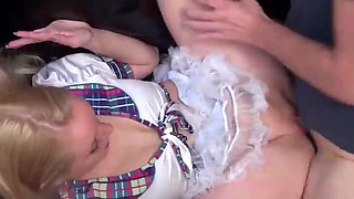 Stepdaughter Anneliese Snow punished