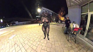 Bodacious crossdresser flirt with a stranger