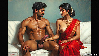 Indian gangbang her in hotel room