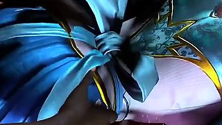 Beauty Chick with Big Boobs - 3D Animation Hentai