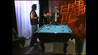 A Young Whore with Perfect Tits Fucked Well on the Pool Table