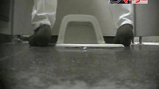 Girls peeing in the common toilet voyeur spy cam video