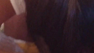 My lover desi girlfriend with a big ass licks my dick and cums in her mouth